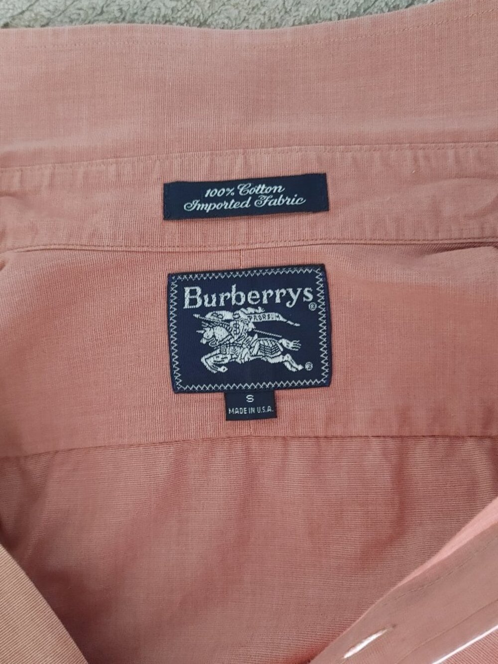 Burberry Men’s Long Sleeve Shirt – Size S – Classic Style - Picture 10 of 16